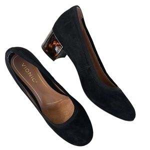 EUC Vionic Leather Natalie Tortoiseshell Heels